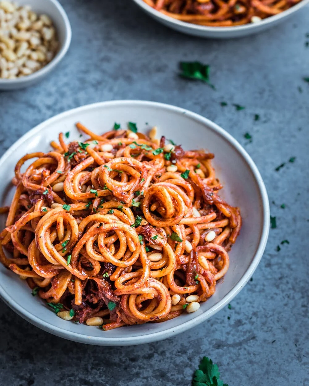 Pasta Deliciosa con Cebolla